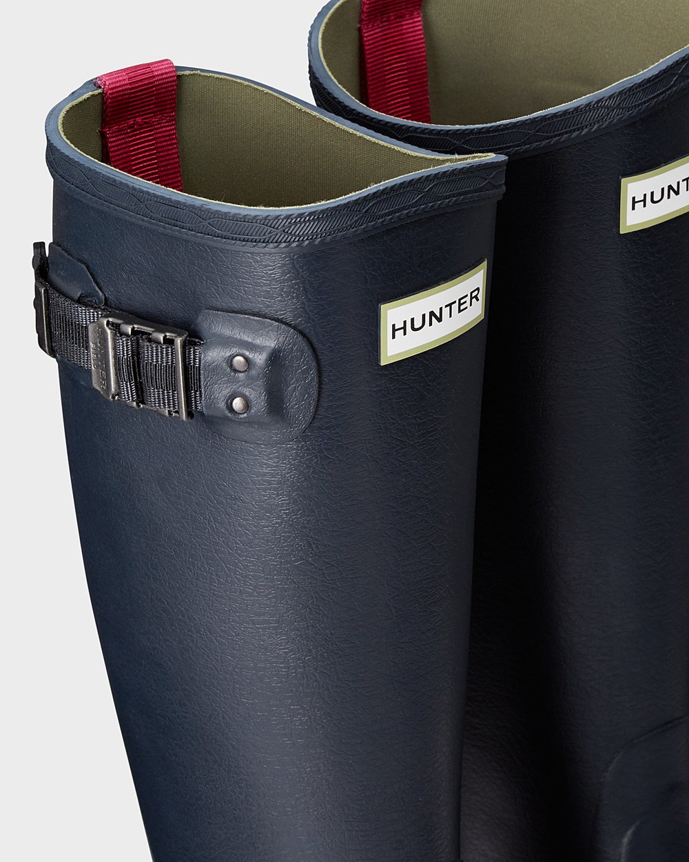 Galochas Altas Hunter Feminina Azul Marinho - Balmoral Poly-Lined - 54WFSENCY